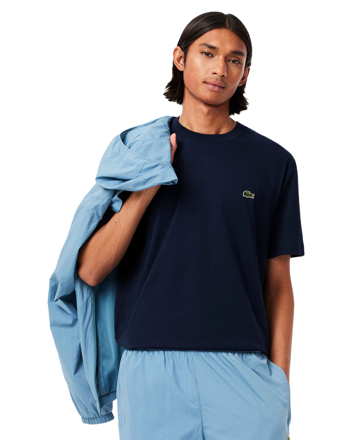 Man's Tee Lacoste Classic Logo Blue
