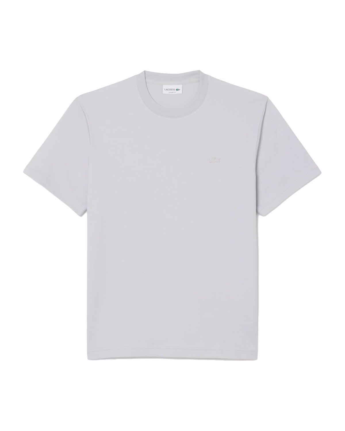 T-Shirt Uomo Lacoste Classic Logo Grigio Chiaro