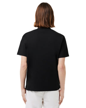 T-Shirt Uomo Lacoste Classic Logo Nero