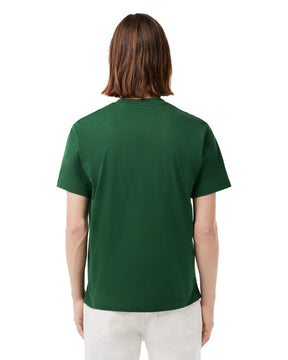 T-Shirt Uomo Lacoste Classic Logo Verde