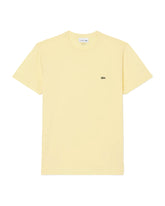 T-Shirt Uomo Lacoste Cotone Pima Giallo
