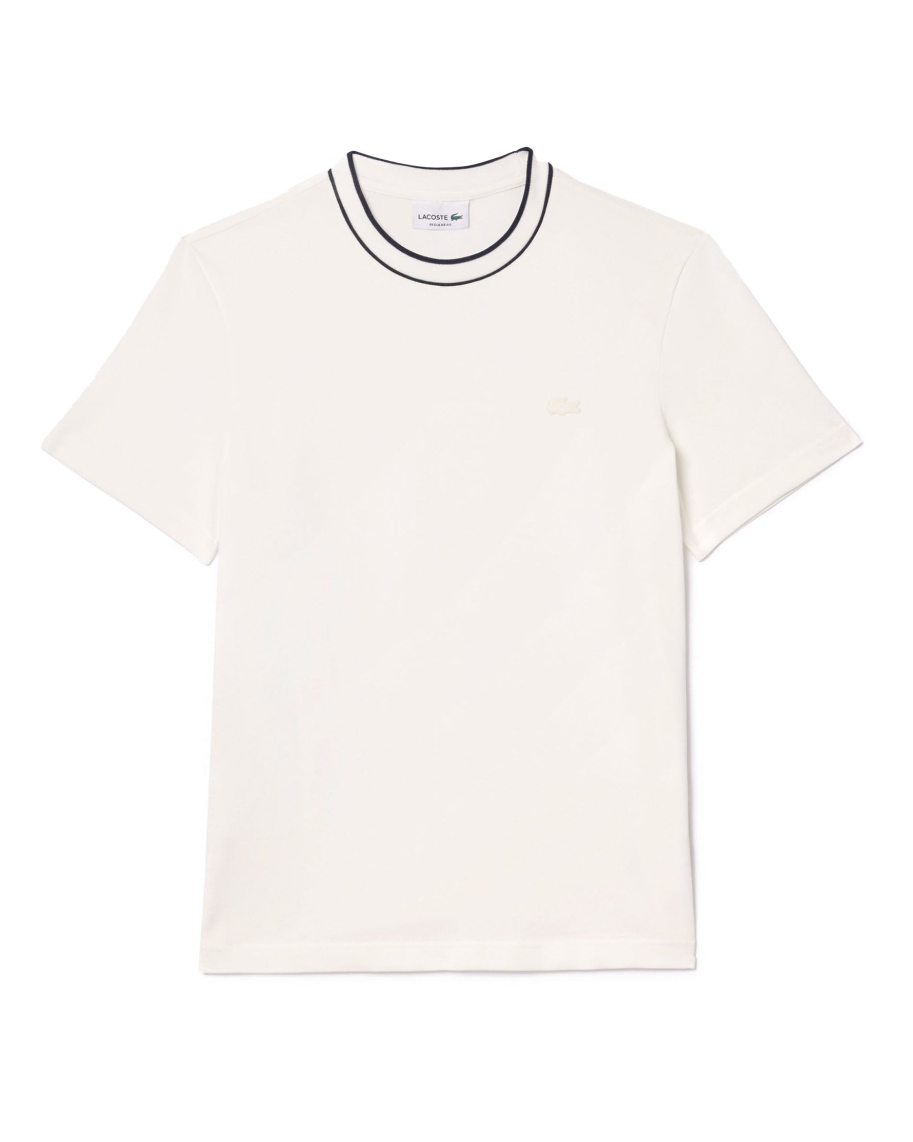 T-Shirt Uomo Lacoste Elasticizzata Bianca