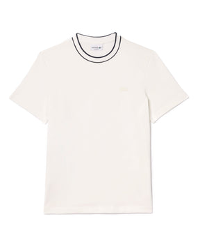 T-Shirt Uomo Lacoste Elasticizzata Bianca