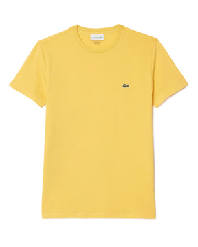 T-Shirt Uomo Lacoste Pima Giallo