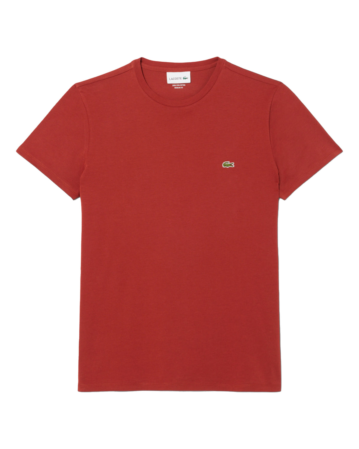 T-Shirt Uomo Lacoste Pima Ruggine