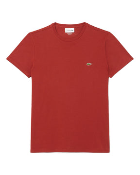 T-Shirt Uomo Lacoste Pima Ruggine