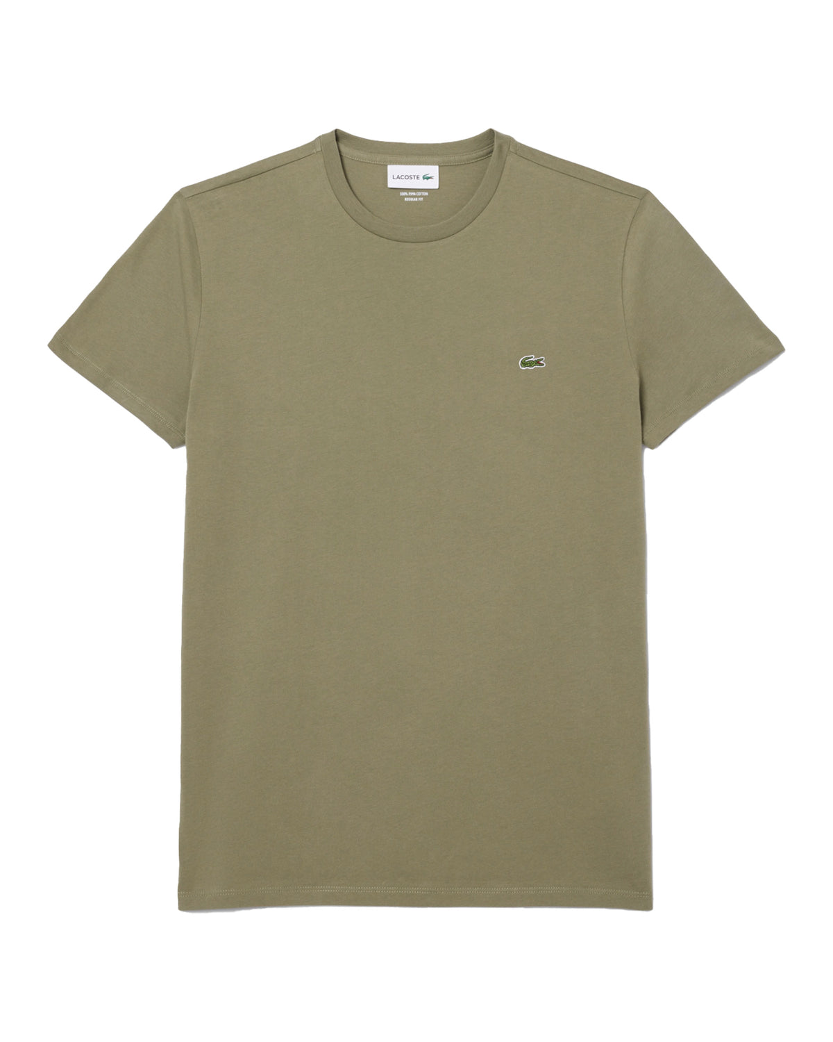 Man's Tee Lacoste Pima Military Green