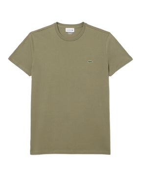 Man's Tee Lacoste Pima Military Green