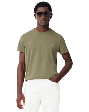 Man's Tee Lacoste Pima Military Green