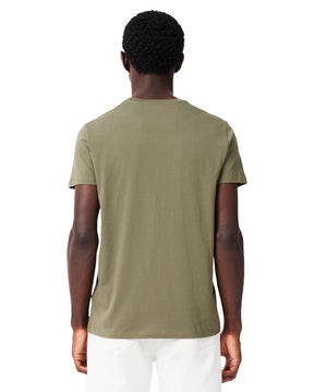 Man's Tee Lacoste Pima Military Green