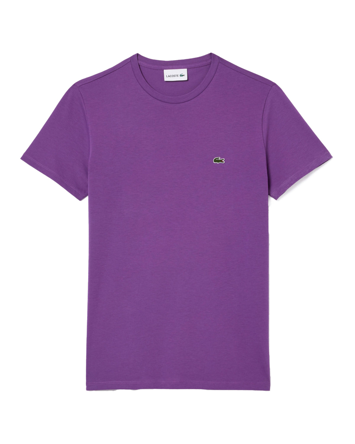 T-Shirt Uomo Lacoste Pima Viola