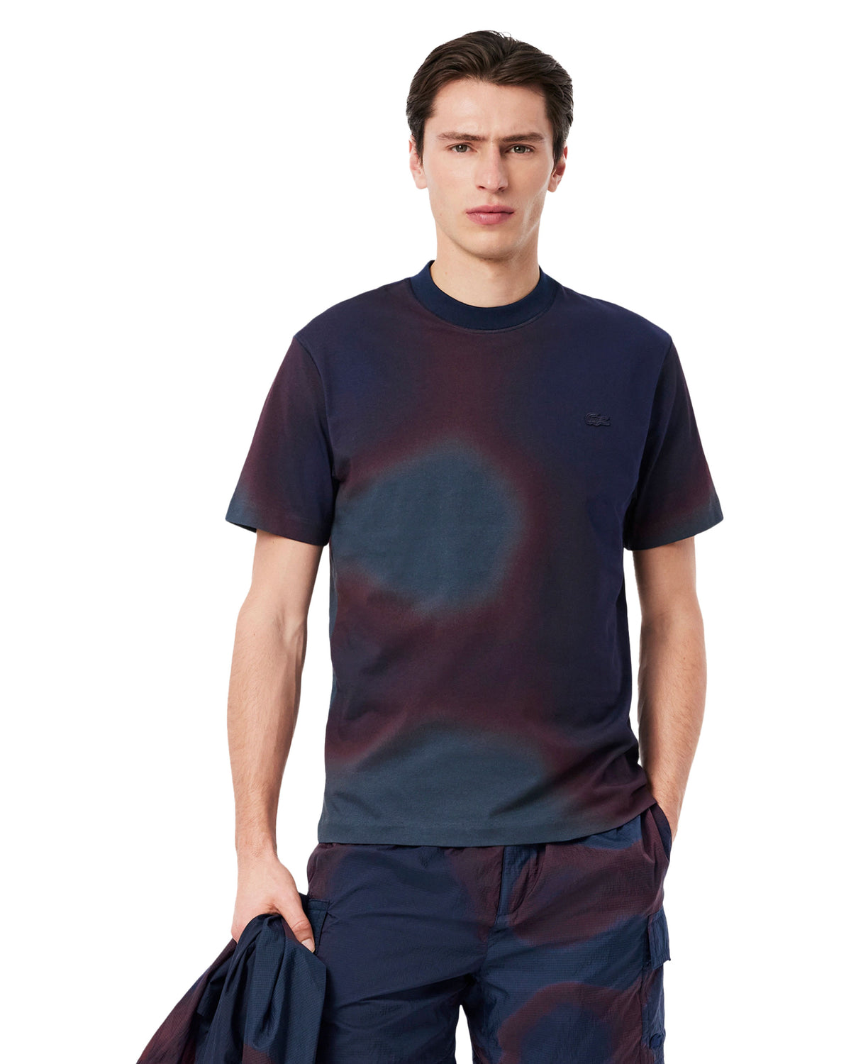 T-Shirt Uomo Lacoste Stampa Ombre