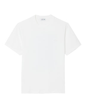 T-Shirt Uomo Lacoste Tennis Print Bianco