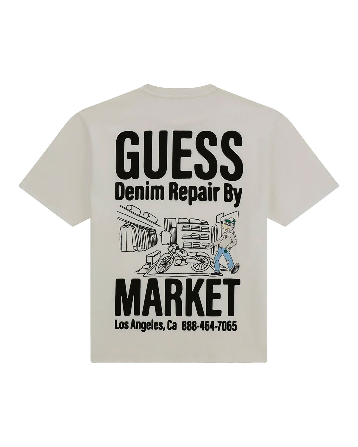 Man Tee Market x Guess Originals T-Shirt Shop White