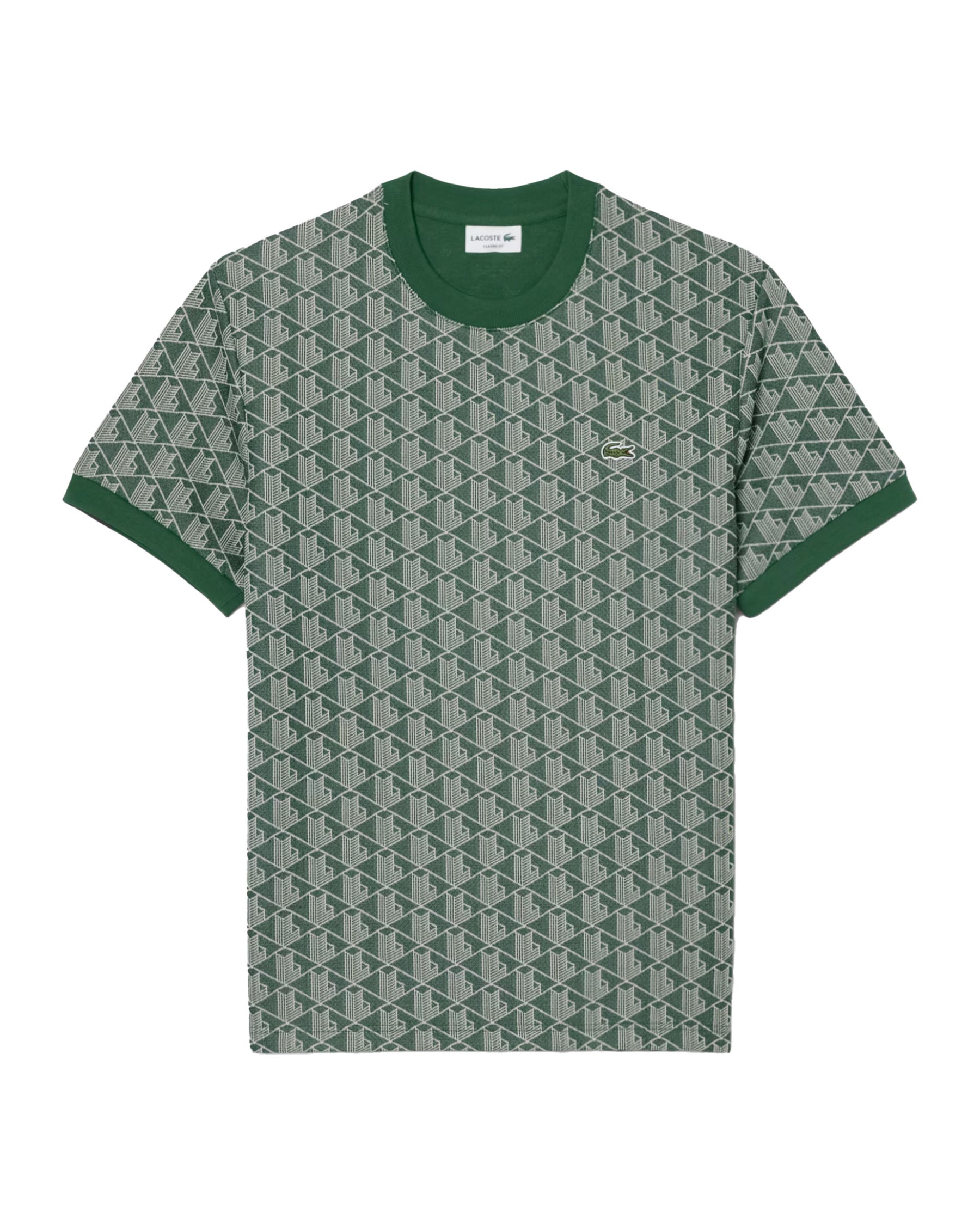 Men's Lacoste Monogram Jacquard T-Shirt See