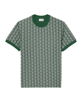 Men's Lacoste Monogram Jacquard T-Shirt See