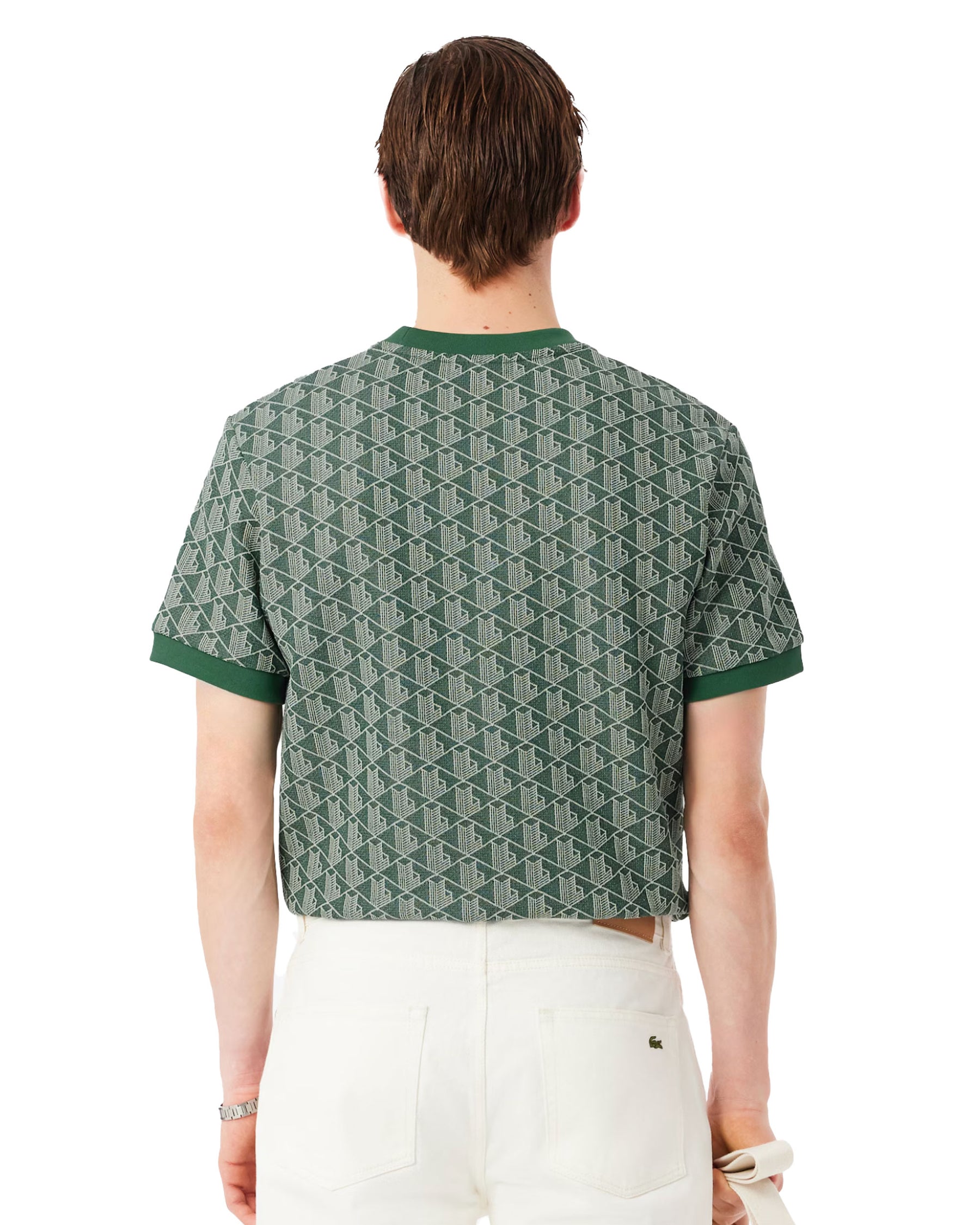 Men's Lacoste Monogram Jacquard T-Shirt See