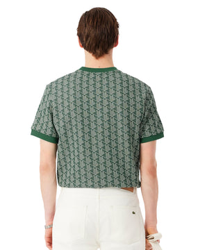 Men's Lacoste Monogram Jacquard T-Shirt See