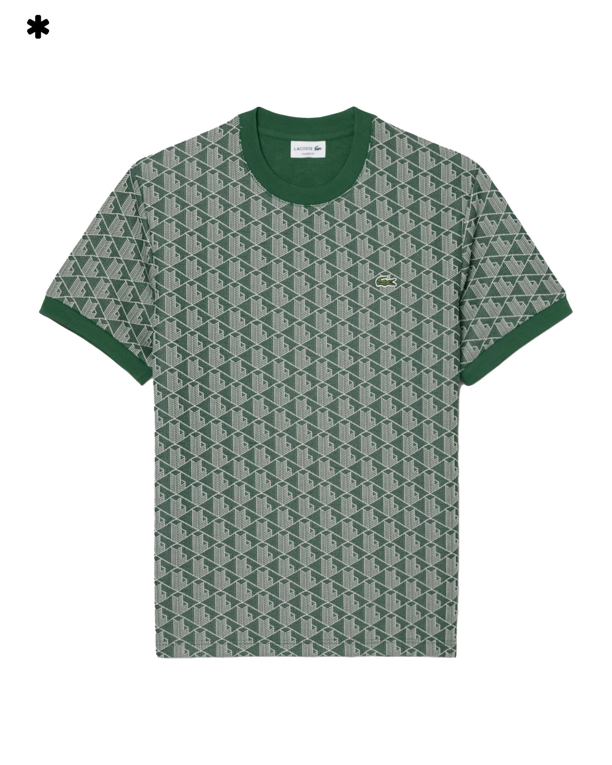 T-Shirt Uomo Lacoste Monogramma Jacquard Vede