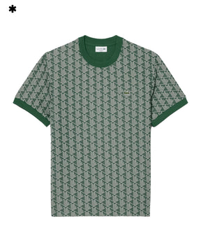 Men's Lacoste Monogram Jacquard T-Shirt See