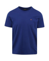 T-Shirt Uomo Napapijri Basic Logo Azzurro