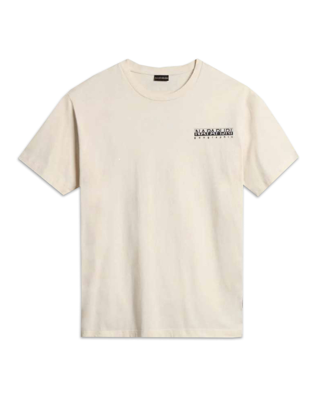 Man Tee Napapijri Beige Back Print