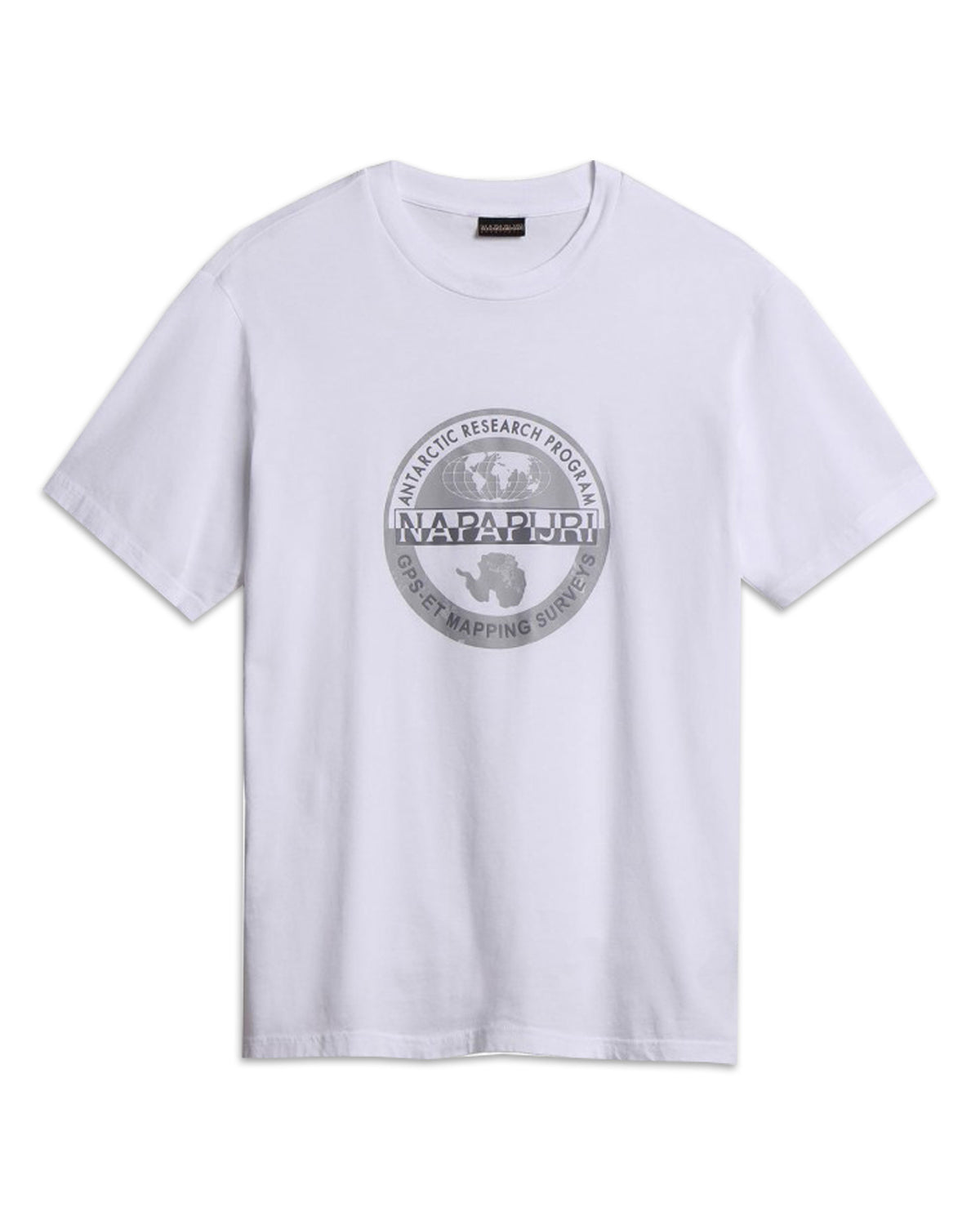 T-Shirt Uomo Napapijri S-Bollo Bright White