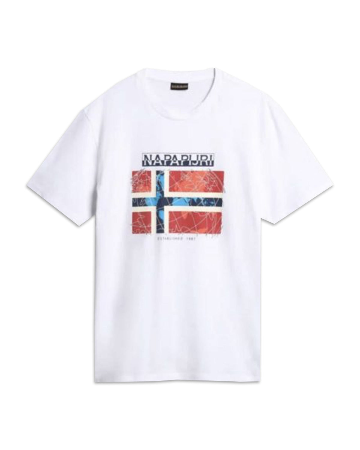 Man Tee Napapijri S-Guiro White