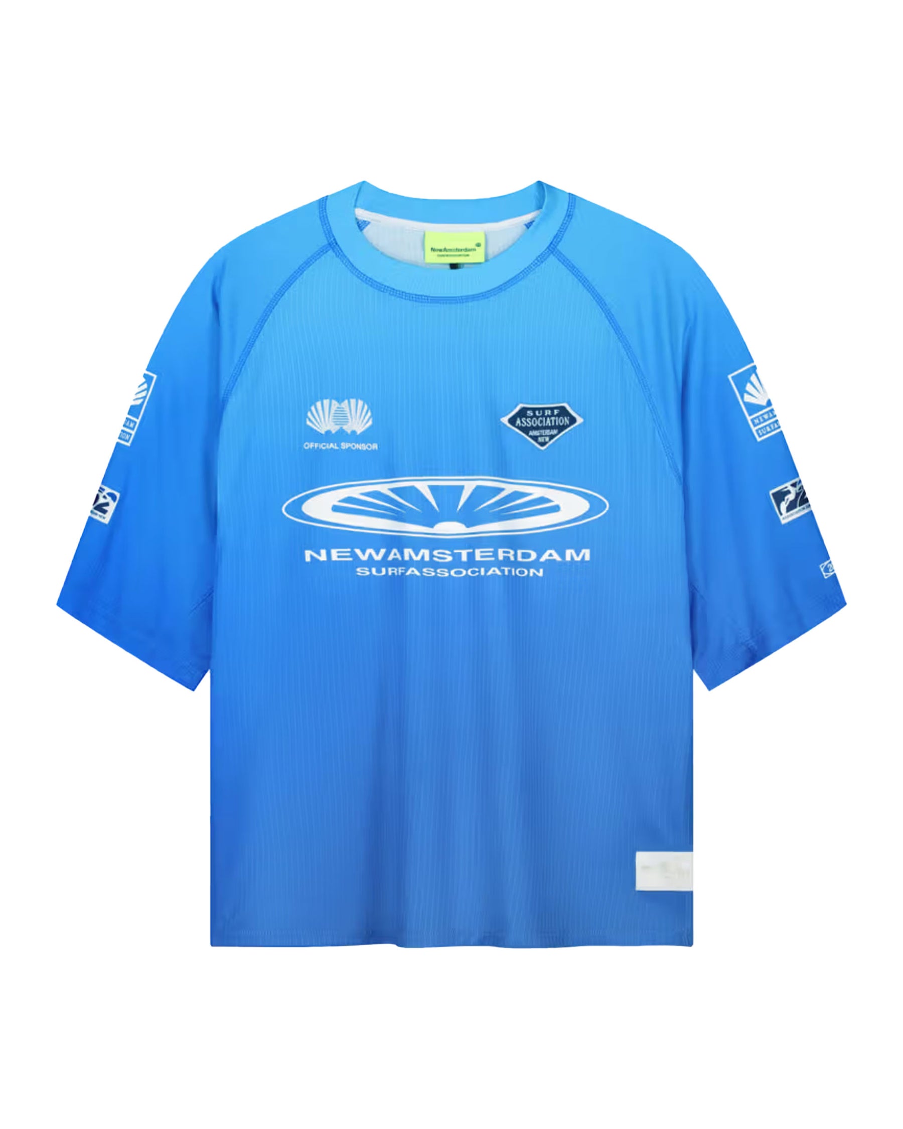 T-Shirt Uomo New Amsterdam Surfassociation Competition Jersey Blue