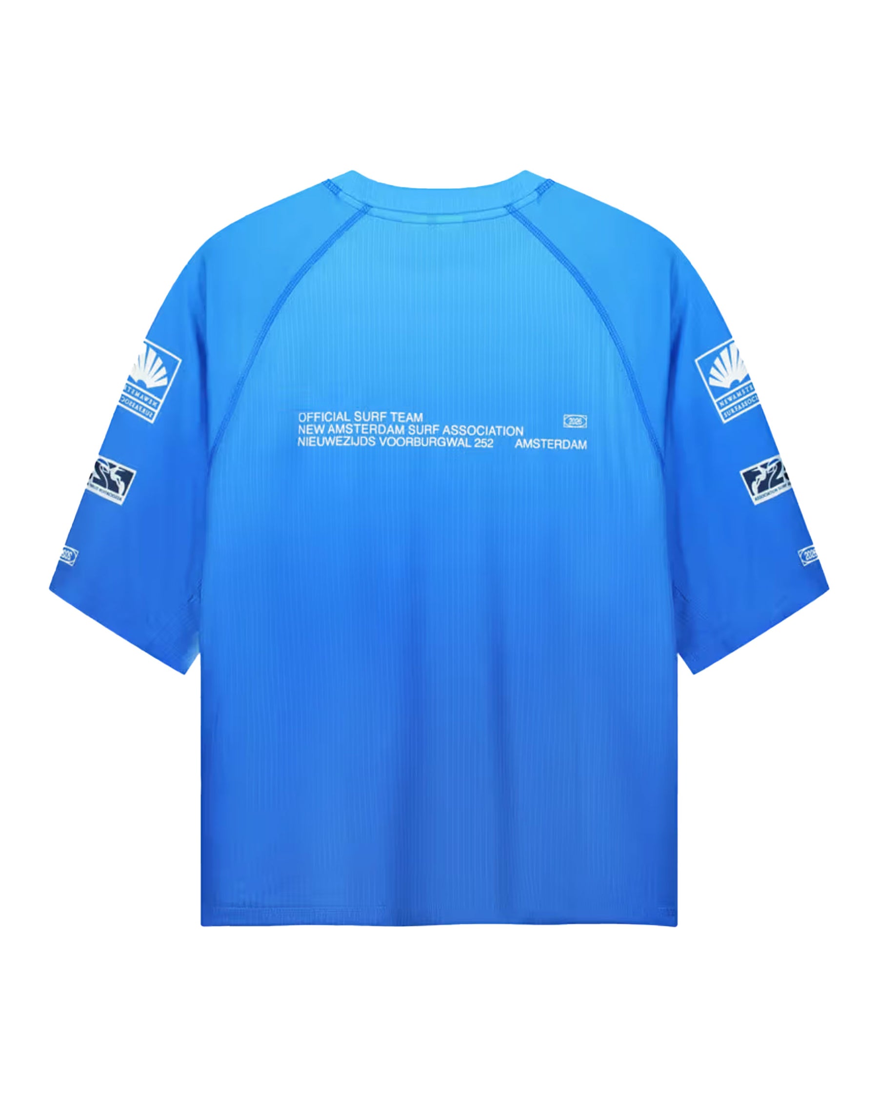 T-Shirt Uomo New Amsterdam Surfassociation Competition Jersey Blue