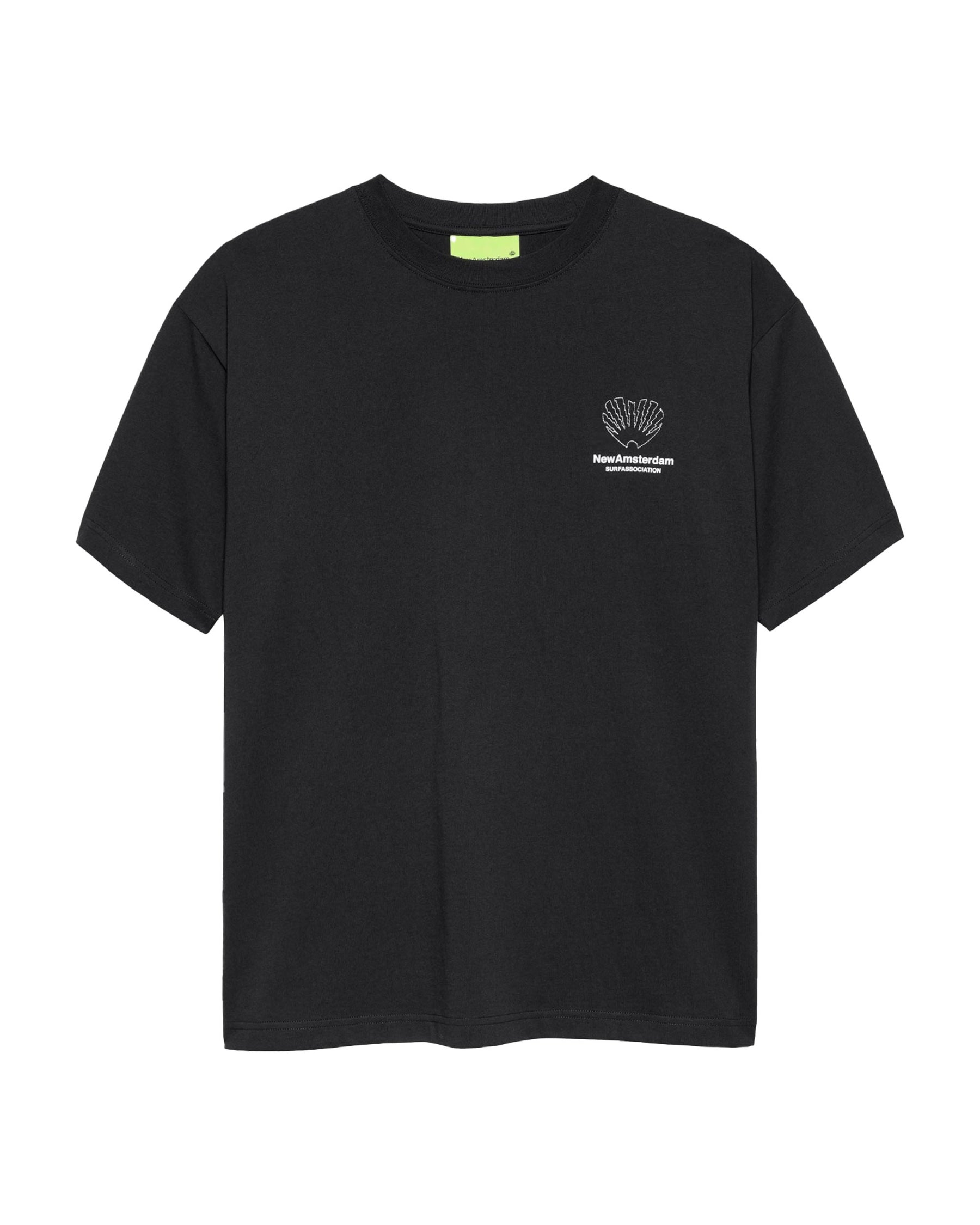T-Shirt Uomo New Amsterdam Surfassociation Cpr Tee Nero