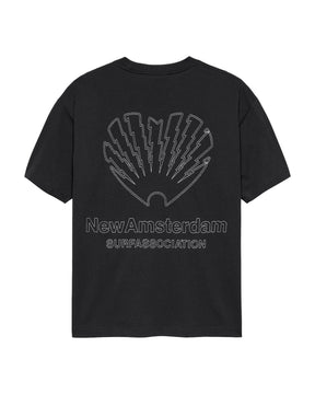 T-Shirt Uomo New Amsterdam Surfassociation Cpr Tee Nero