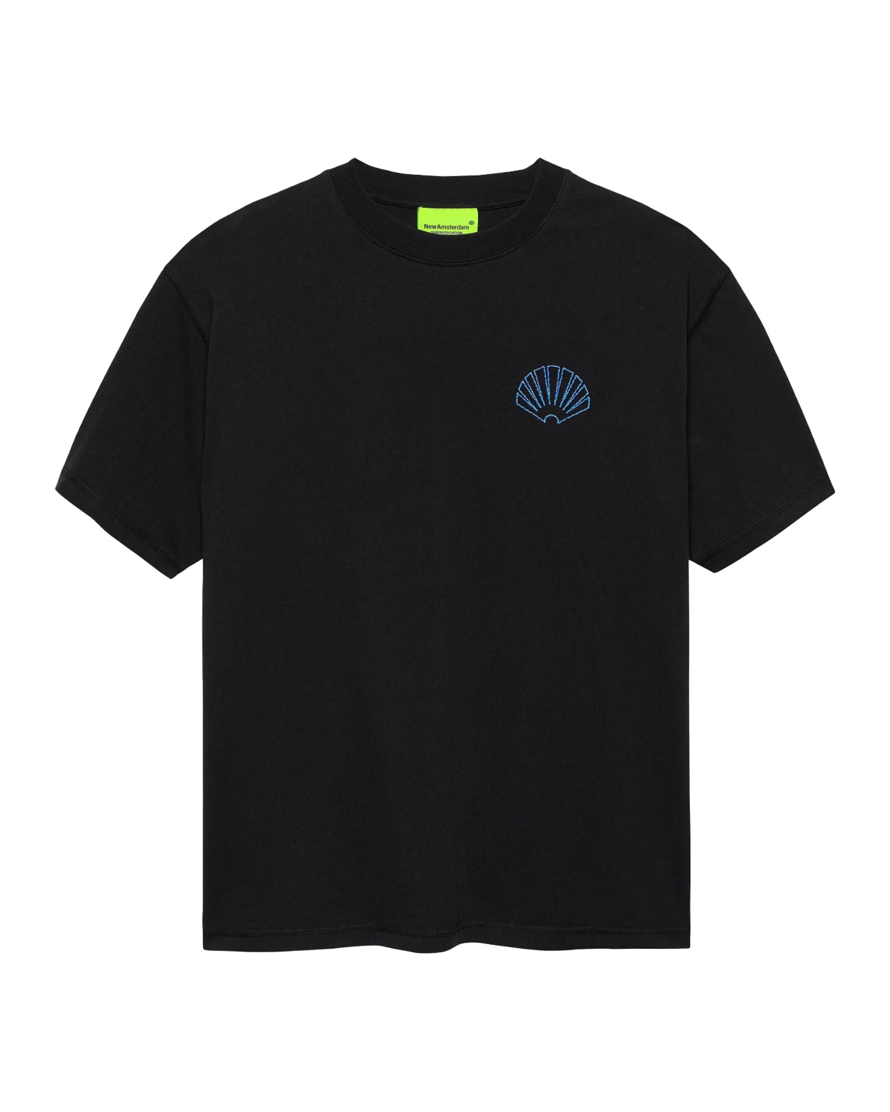 New Amsterdam Surfassociation Logo Tee Men's T-Shirt Black Blue