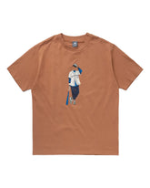 T-Shirt Uomo New Balance Athletics Baseball Style Relaxed Tee Arancione Scuro