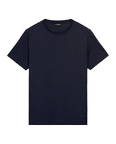 T-Shirt Uomo Sundek Basic Logo Blu Scuro