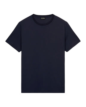 T-Shirt Uomo Sundek Basic Logo Blu Scuro