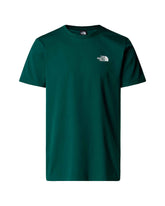 T-Shirt Uomo The North Face M Ss Simple Dome Tee Hunter Green