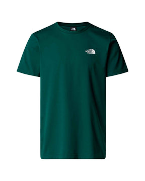 T-Shirt Uomo The North Face M Ss Simple Dome Tee Hunter Green
