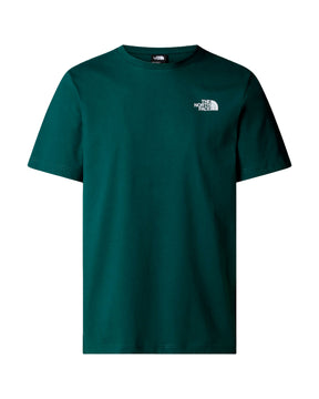 T-Shirt Uomo The North Face Box Nse Verde