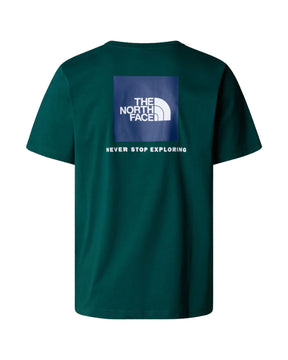 T-Shirt Uomo The North Face Box Nse Verde