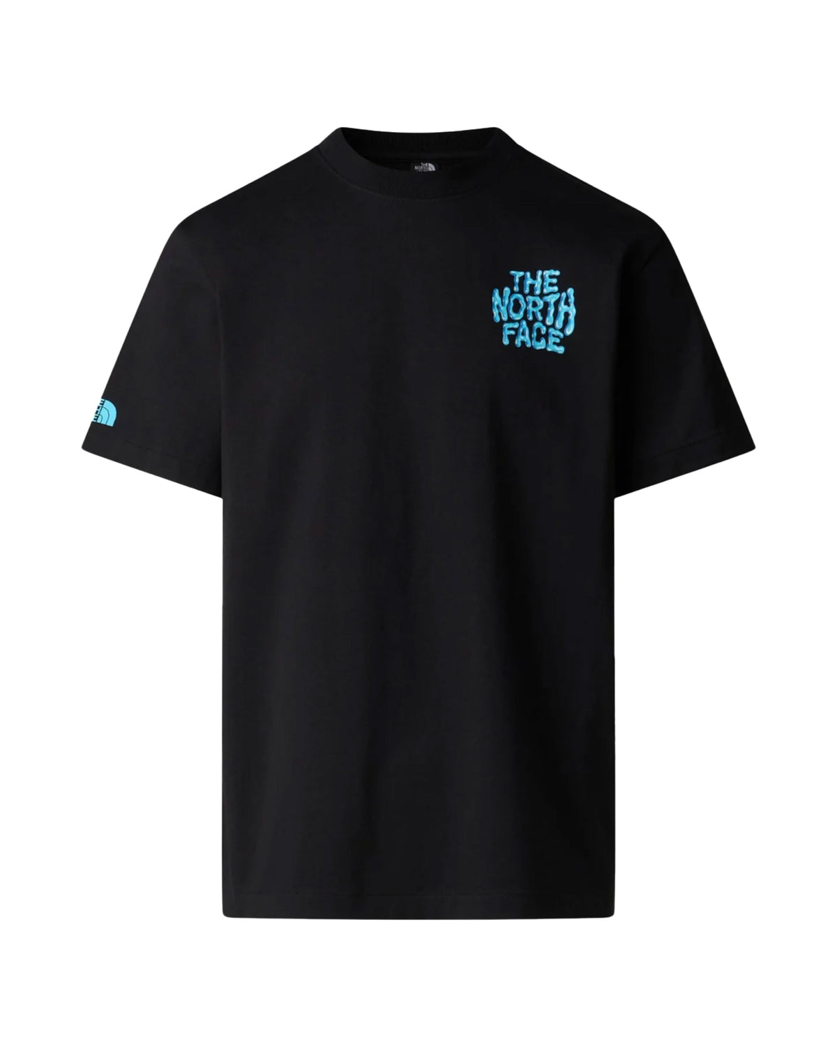 T-Shirt Uomo The North Face Drip Logo Nero