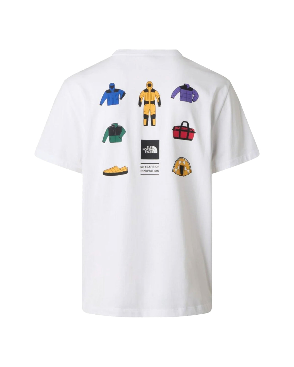 T-Shirt Uomo The North Face Icon Celebration Bianco