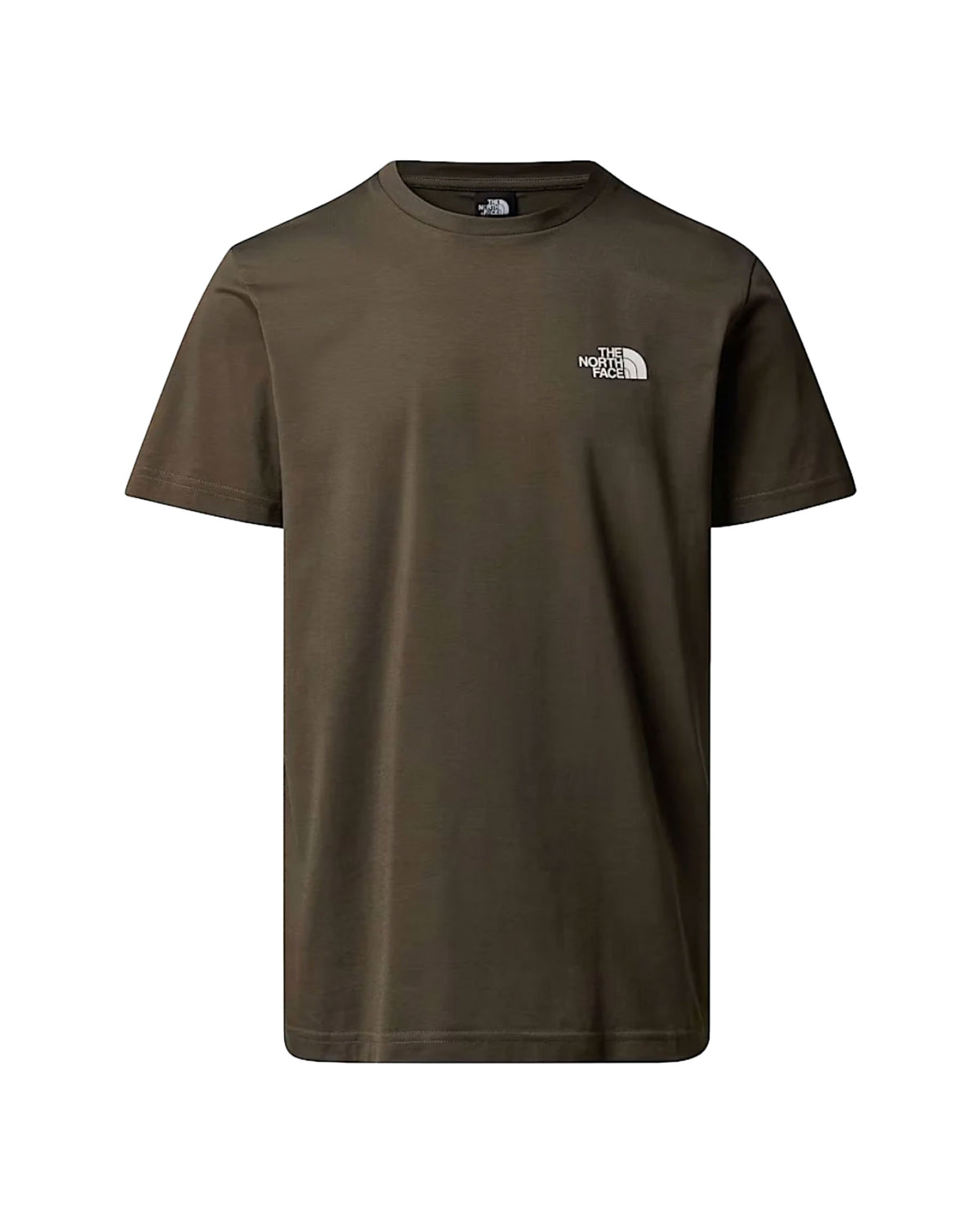 T-Shirt Uomo The North Face M Ss Simple Dome Tee New Taupe Green