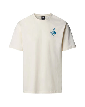 T-Shirt Uomo The North Face Powder Days Relaxed Cream
