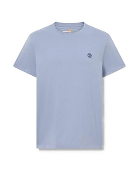 T-Shirt Uomo Timberland Dunstan River Short Sleeve Celeste Stone Wash