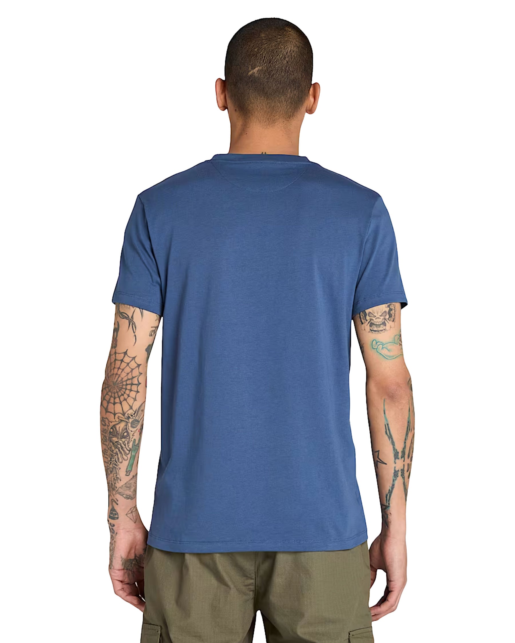 T-Shirt Uomo Timberland Dunstan River Short Sleeve Oceana Blu