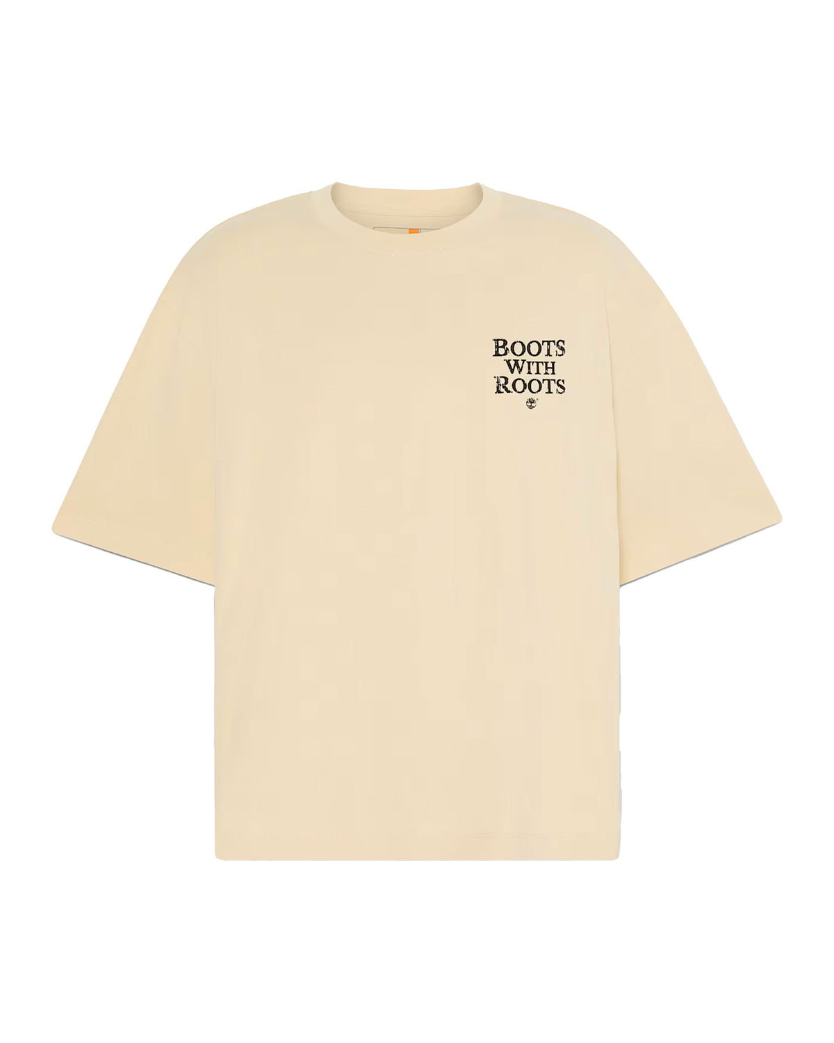 T-Shirt Uomo Timberland Short Sleeve Timbs On My Feet Graphic Beige