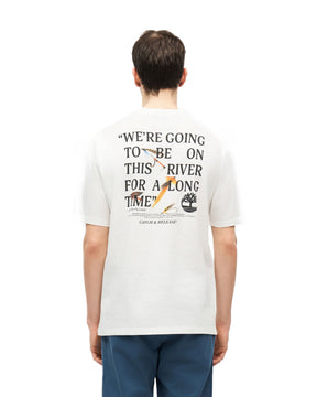 Timberland Men's T-Shirt Slogan tee White