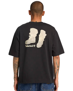Timberland Timbs on my feet Men's T-Shirt Black