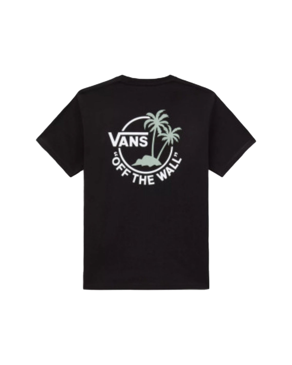 T-Shirt Uomo Vans Classic Mini Dual Palm II SS Nero